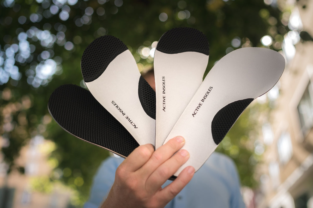 Active Insoles held outdoors